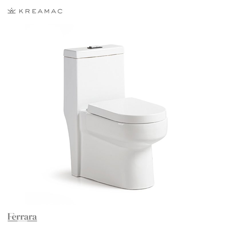 INODORO DE 1 PIEZA PARMA DOBLE DESCARGA  BLANCO