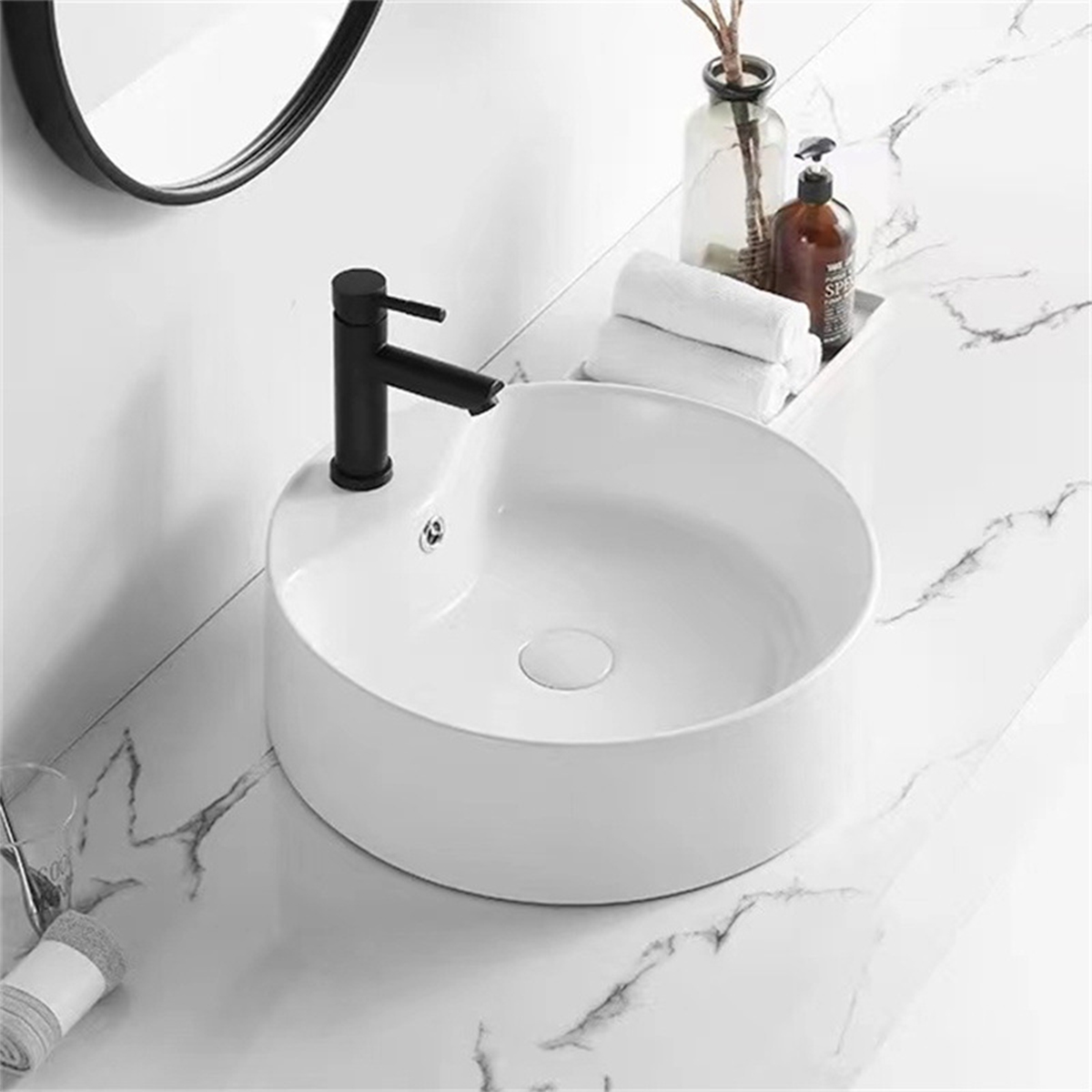 GIOTTO S CON ORIFICIO PARA GRIFERIA BAJA 2 GIOTTO S CON ORIFICIO PARA GRIFERIA BAJA - Imagen 2