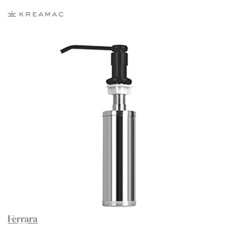 DISPENSADOR DE JABON LIQUIDO PARA LAVAPLATO NEGRO MATE