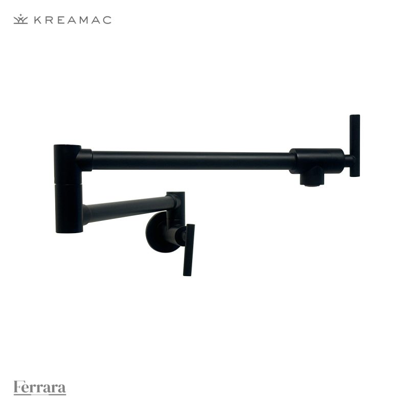 GRIFO DE PARED LLENADOR DE OLLAS NEGRO MATE